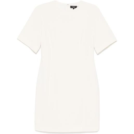 Theory abito corto boxy - bianco