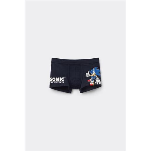 Intimissimi boxer bambino cotone superior stampa sonic blu