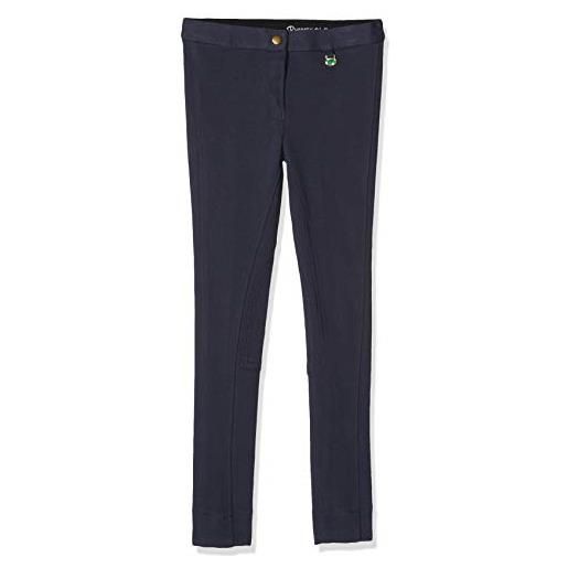 Rhinegold essential - pantaloni da equitazione per bambini, bambina, pantaloni mod. Jodhpur, marina militare, 24 waist