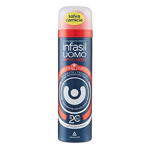 Infasil deo spray uomo 12x150ml con molecola 2c salva camicie