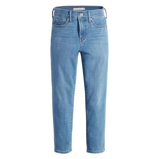 Levi's levis 311 shaping skn capri 22 jeans, livello lapislazzuli, 23w donna