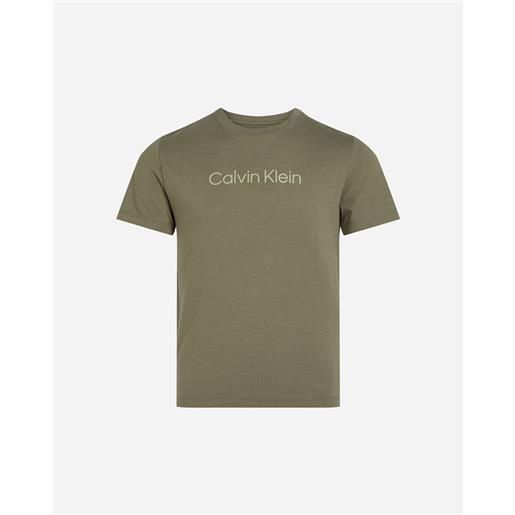 Calvin Klein Jeans line logo jr - t-shirt - verde