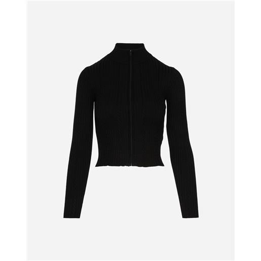 Dack's full zip cable w - cardigan - donna - nero