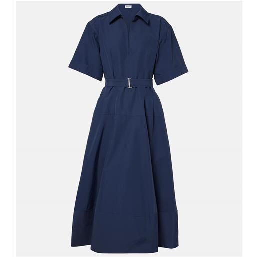 Simkhai abito midi deanna in faille con cintura