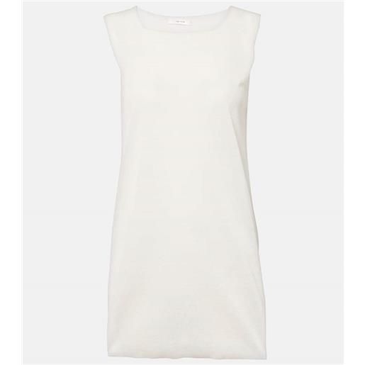 The Row top jaylen in misto lino e cotone