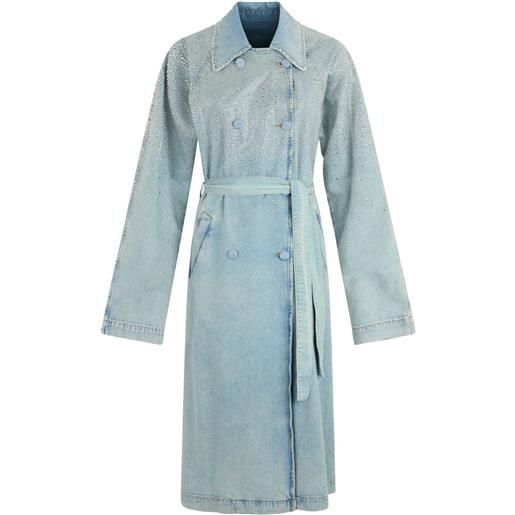 LIU JO trench con strass - blu