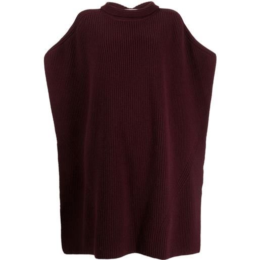 SA SU PHI mantella con decorazione - rosso