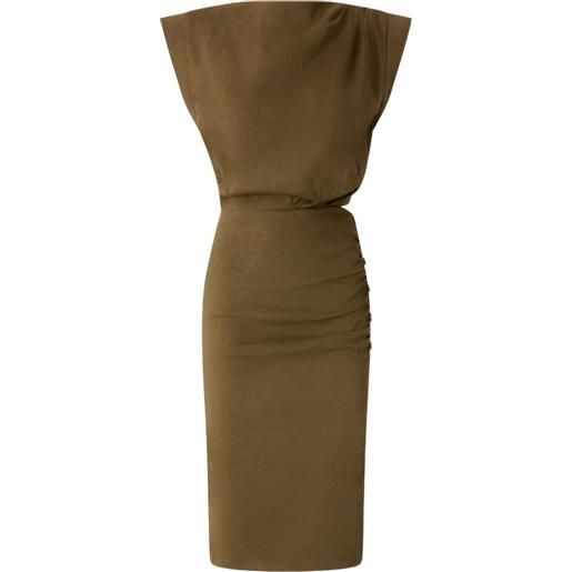 PINKO abito con maniche ad aletta - verde