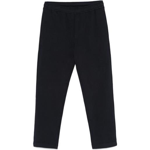 Moncler pantaloni sportivi in jersey - blu