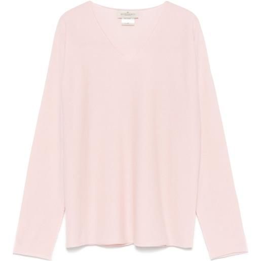 Bruno Manetti top in cashmere - rosa
