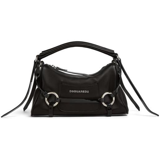DSQUARED2 borsa a spalla in pelle - nero