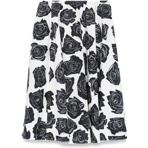 Marni gonna midi luna - bianco