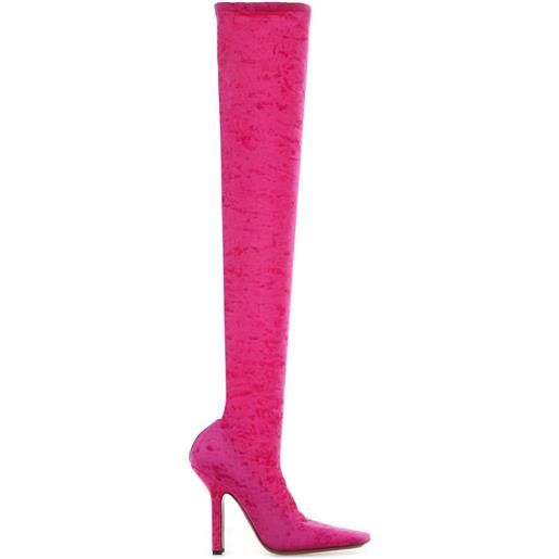 VETEMENTS stivali sock 120mm - rosa