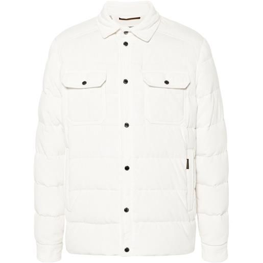 Moorer giacca veton-kn - bianco