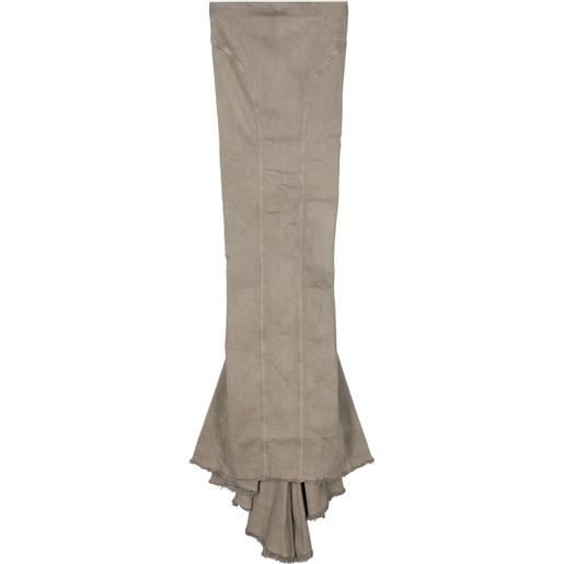Rick Owens DRKSHDW gonna denim al pilar - grigio