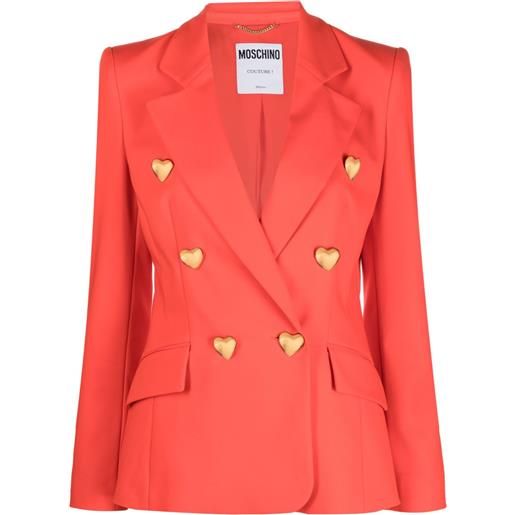 Moschino blazer doppiopetto - rosso