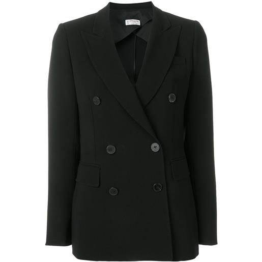 Alberto Biani double breasted blazer - nero