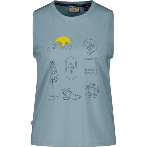 DOLOMITE tank w's latemar stone blue t-shirt trekking donna