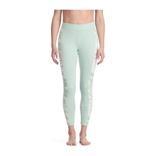 Spyder charger pants leggings, verde inverno, l donna