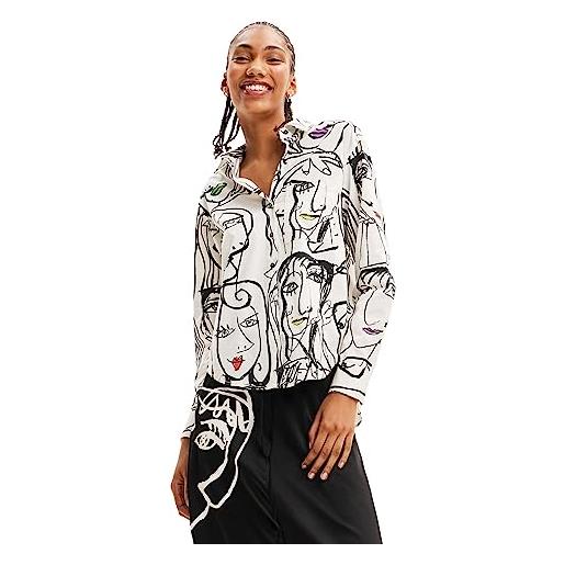 Desigual cam_verona blouse, bianco, m donna