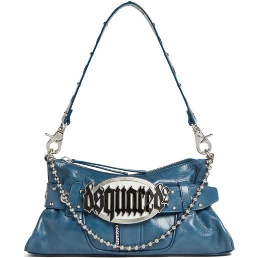 DSQUARED2 borsa a spalla gothic - blu