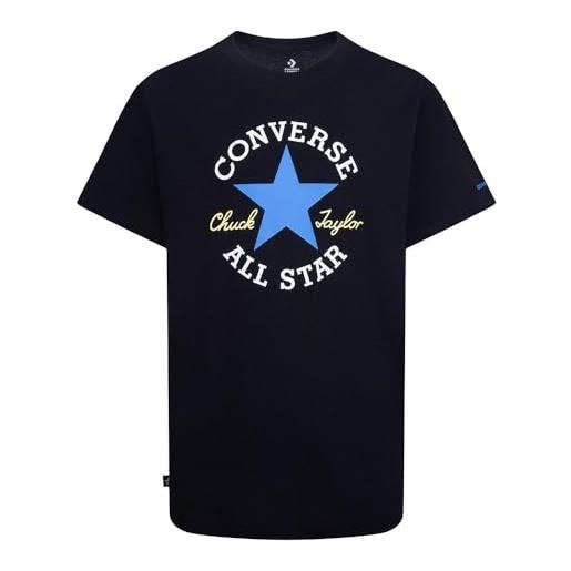 Converse t-shirt maniche corte bambino nero