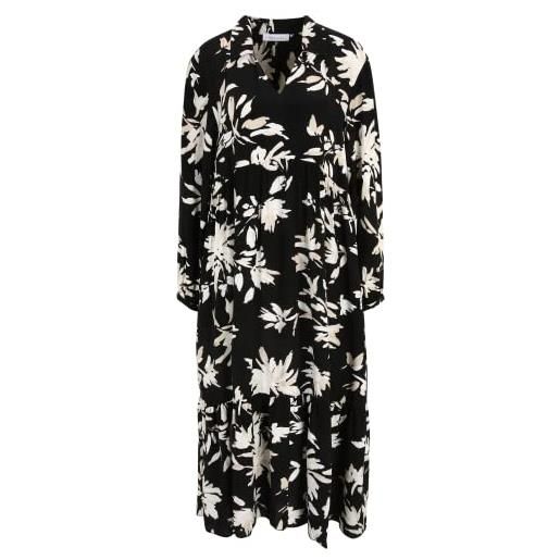 Tamaris gs1 data protected company 4064556000002 auburn vestito, black flower aop, 48 donna