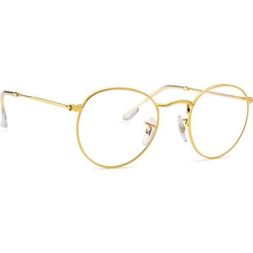 Ray-Ban round metal rb3447 9196bl