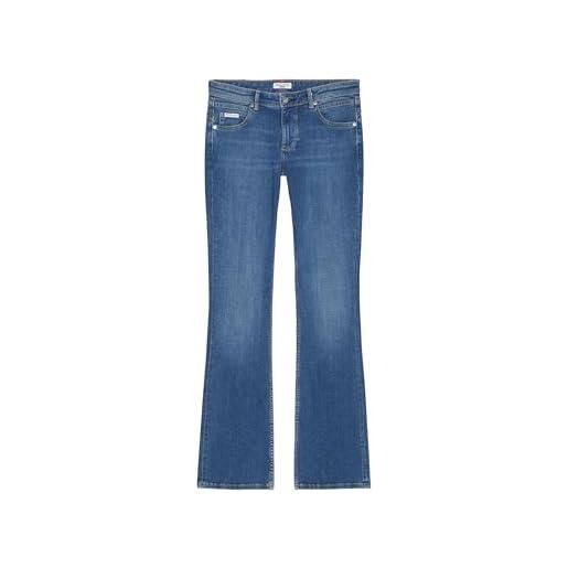 Marc O'Polo marc oߴpolo denim donna pantaloni in jeans parzialmente elasticizzati bootcut, blu (medium blue multi 21), w30/l32