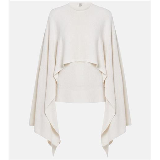 Toteme mantella in maglia di seta