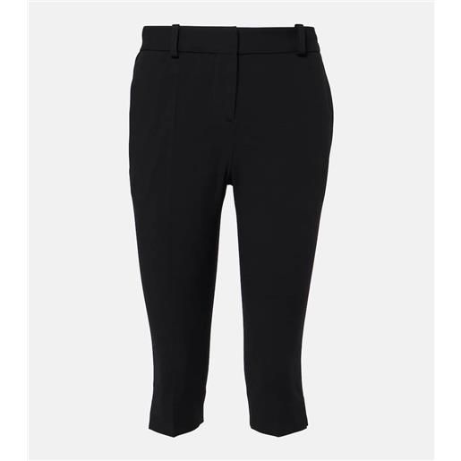 Toteme pantaloni capri in misto lana