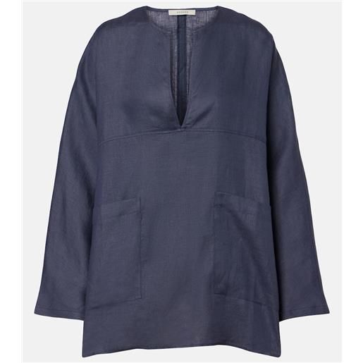 Asceno top oversize in lino