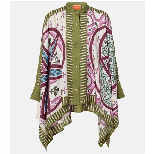 La DoubleJ camicia foulard in twill di seta