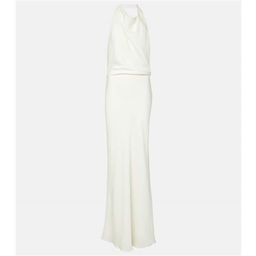 Simkhai abito lungo reannon in raso