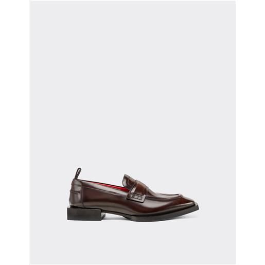 Rismart Mocassini Uomo In Pelle | Scarpe Slip-on Con Cuciture A Mano, Suola In Gomma – Comode Per Ufficio, Guida E Tempo Libero - 4