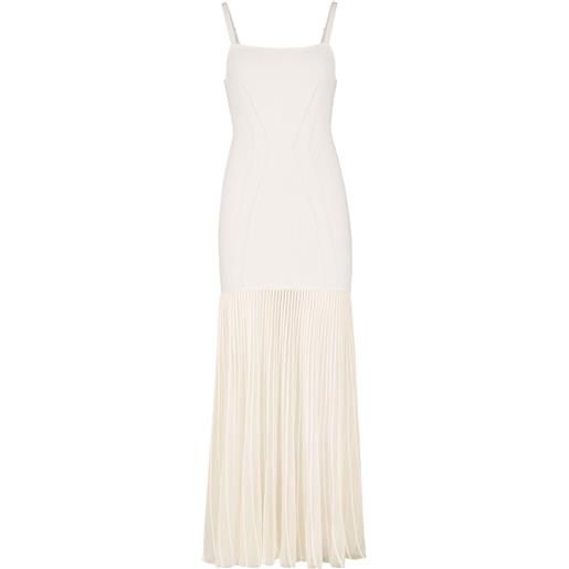 Nicholas abito midi lyra - bianco