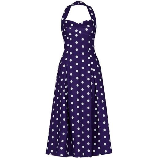 Nicholas abito midi seraphina - blu