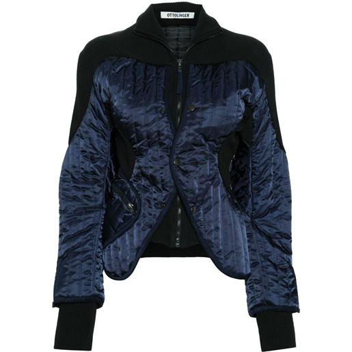Ottolinger giacca con inserti - blu