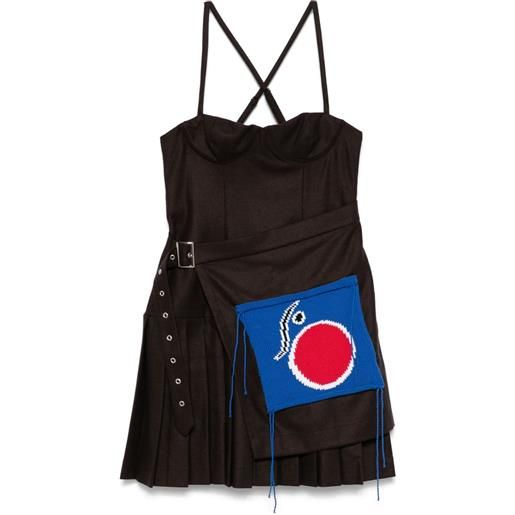 Charles Jeffrey Loverboy abito corto - marrone