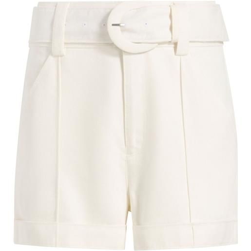 Cinq A Sept shorts aldi con cintura - bianco