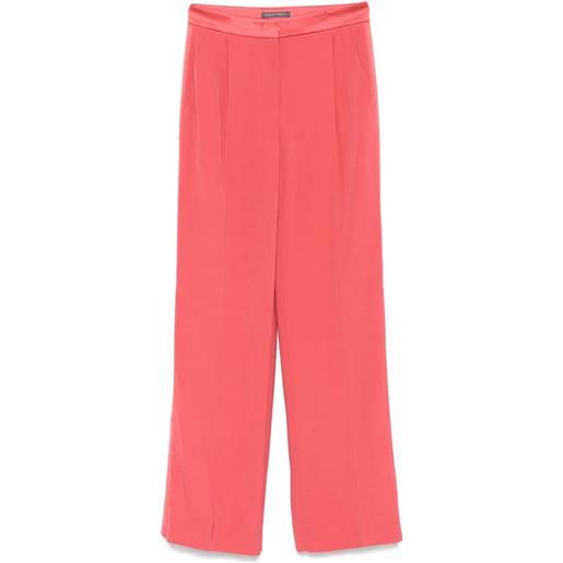Alberta Ferretti pantaloni dritti - rosso
