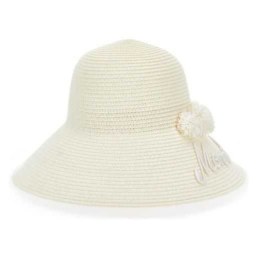 Monnalisa cappello paglia pom pon