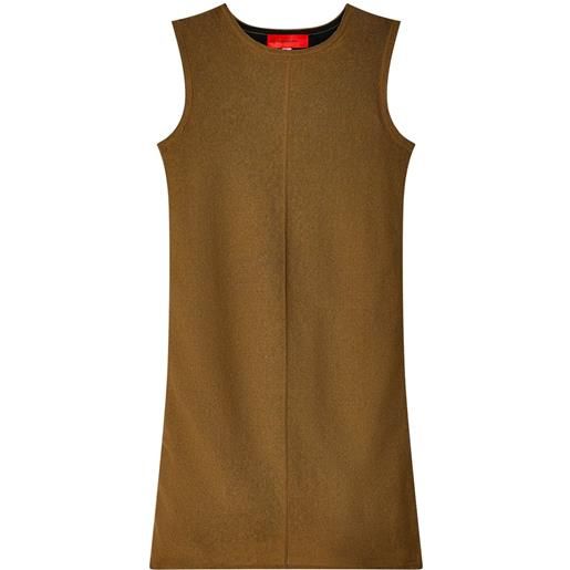 Eckhaus Latta abito veil - marrone