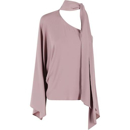 Federica Tosi blusa in crêpe-de-chine - rosa
