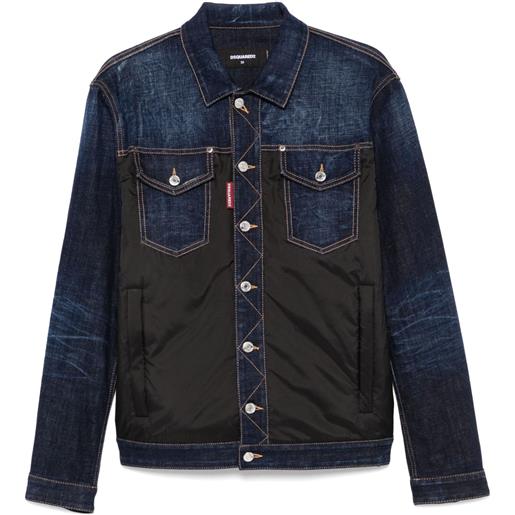 DSQUARED2 piumino denim - blu