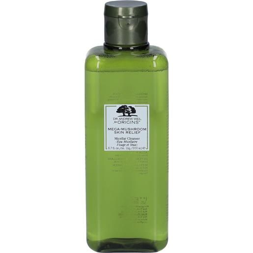 Origins Div. Estee Lauder dr. Andrew weil for origins™ mega-mushroom skin relief acqua micellare viso 200 ml detergente
