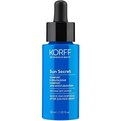 Korff sun secret gocce doposole idratanti e riparatrici