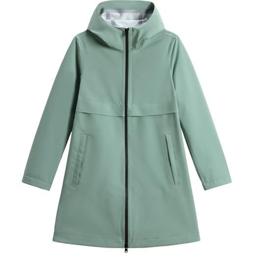 Woolrich parka leggero elasticizzato - verde