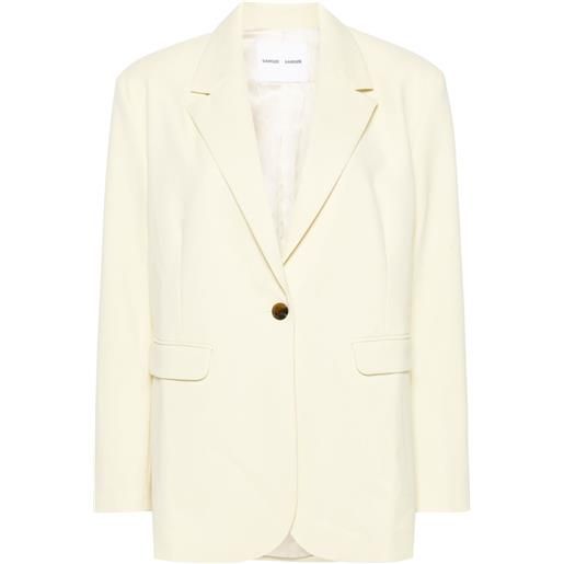 SAMSOE SAMSOE blazer monopetto haven - giallo