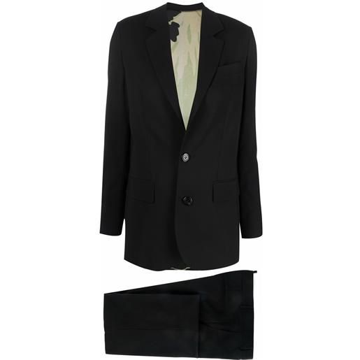 DSQUARED2 tailleur con pantaloni ampi - nero